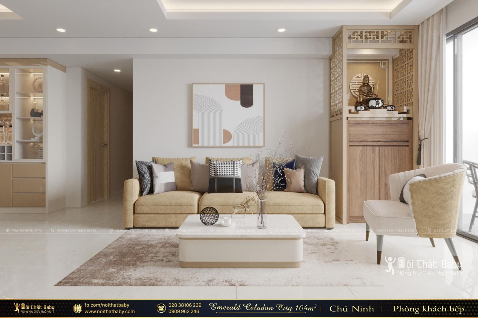 Tổng hợp các mẫu thiết kế nội thất Chung cư Emerald Celadon City